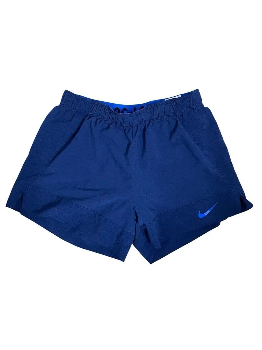 Nike Dri-Fit 2-in-1 Running Shorts Navy Blue Size S Women's